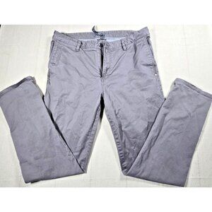 Vuori Collins Chino Stretch Twill Pants Men's 34 Black V433 Performance Casual